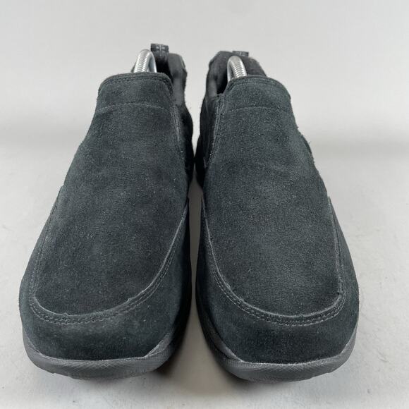 L.L Bean Men’s Size 9 Wide Black Suede Slip On Loafers Comfort Casual Shoes GUC main image 7